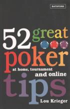 52 great poker tips at home tournament and online book cover