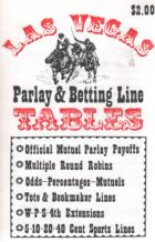 las vegas parlay  betting line tables book cover
