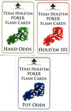 Texas holdem flash cards