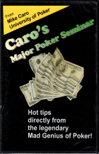 caros major poker seminar book cover